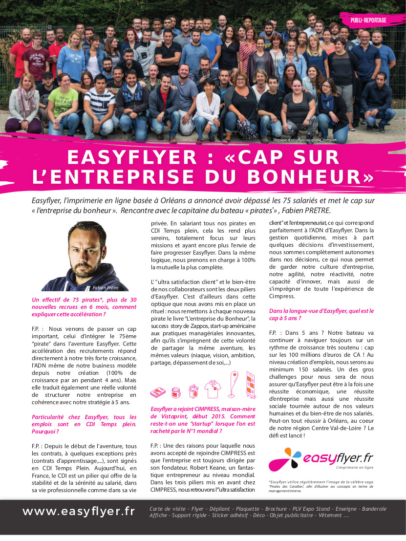 Easyflyer - Entreprise du Bonheur